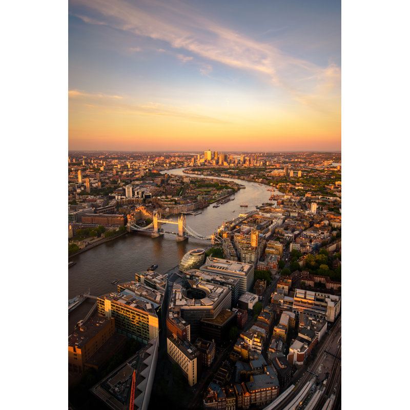 London - Wrapped Canvas Print, 76cm H x 51cm W x 3.8cm D