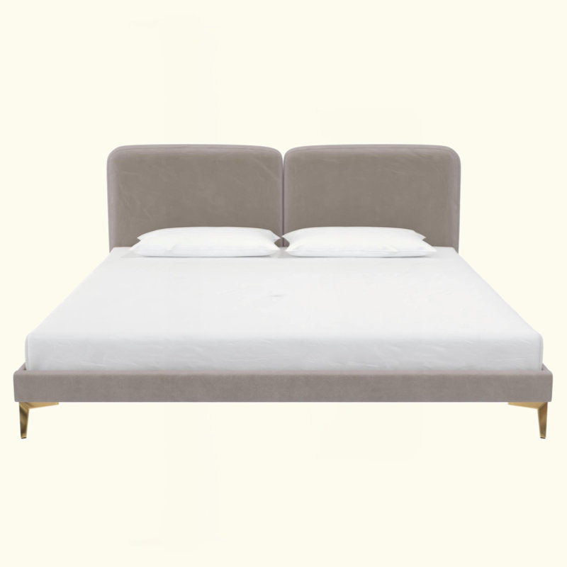 Lit tapissier, Taupe