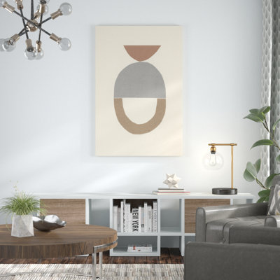 Neutral Sculpt III by Renée W. Stramel - Print on Canvas