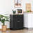 Sideboard With Solid Wood Countertop, Modern Kitchen Storage Cabinet, Coffee Bar Cabinet With 2 Drawers, Doors And Adjustable Shelf-14540479