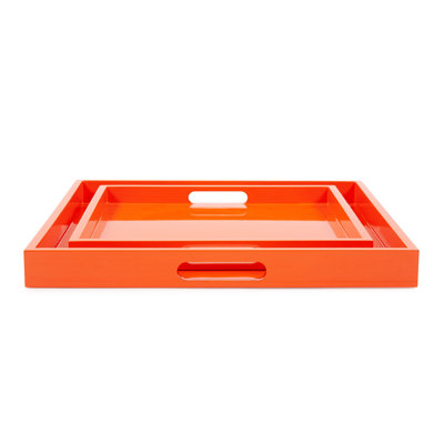 Ensemble de 2 plateaux Lavande