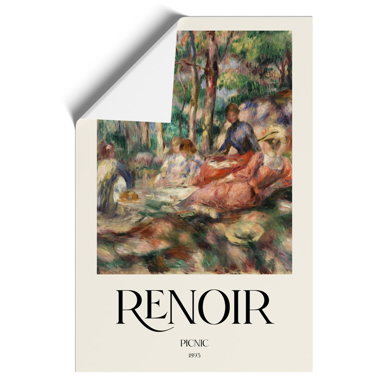 Picnic by Pierre-Auguste Renoir - No Frame Print, 42cm H x 30cm W x 0.1cm D
