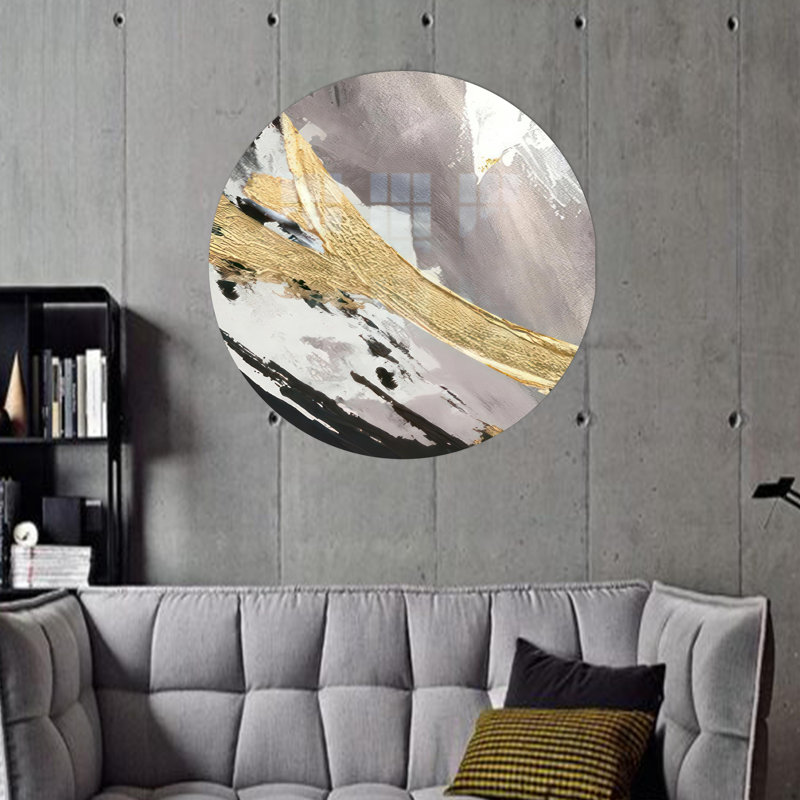 Art mural moderne en verre marbré parfait comme cadeau personnalisé pour maman, H 11,8 po x l 17,7 po
