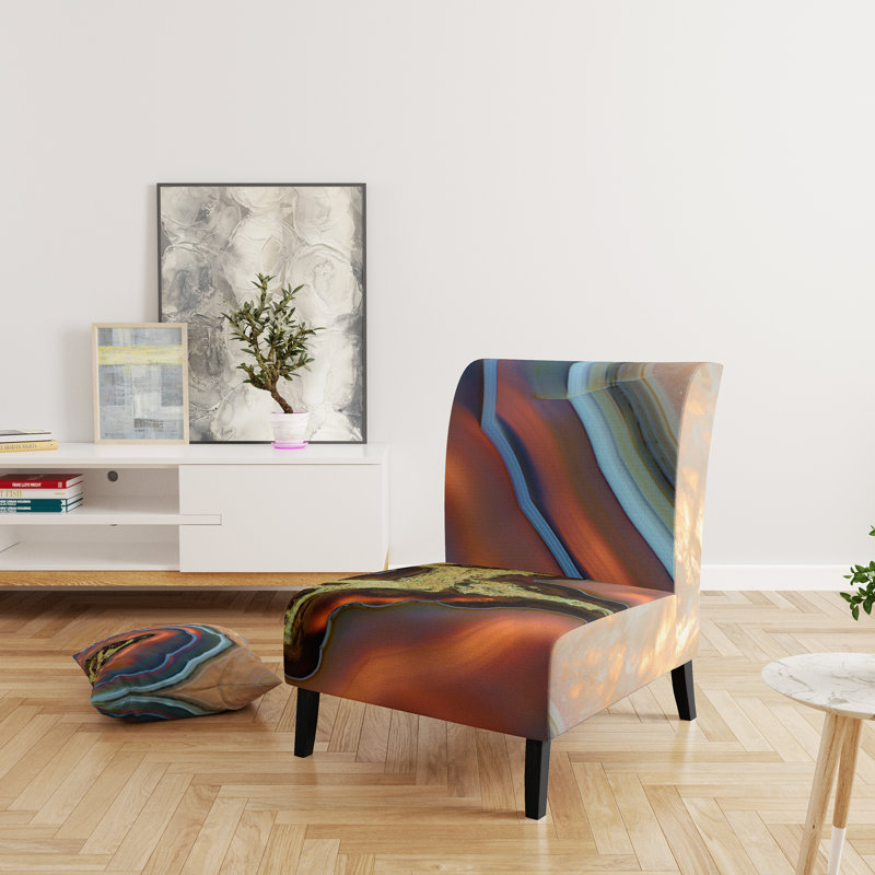 Fauteuil de chambre rembourré Mid-Century