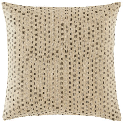 Oreiller Zahara 20X20 en naturel / noir