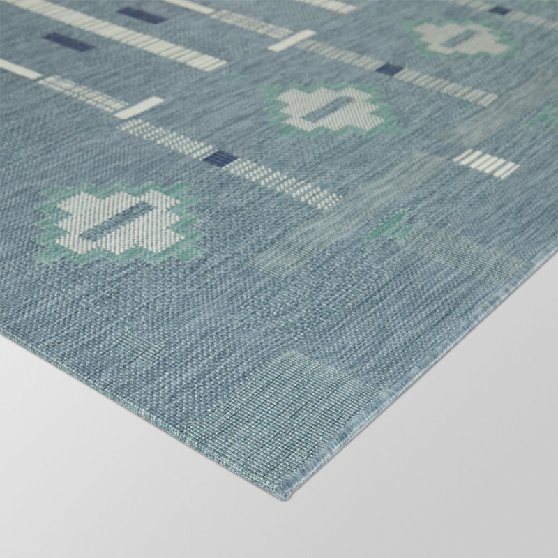 Tapis d'intérieur / extérieur Virginia, Rectangle 7 pi 10 po x 10 pi