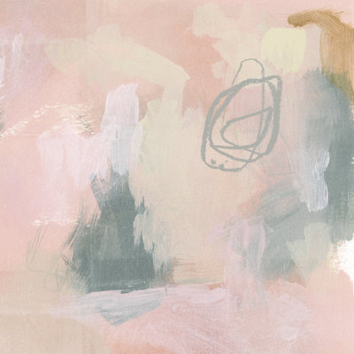 Muddled Apricot I by Jennifer Paxton Parker - Wrapped Canvas Art Print