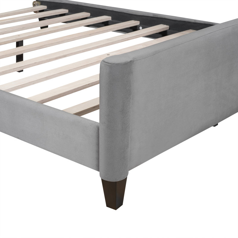 Modern Luxury Tufted Button Daybed, Gray, Full