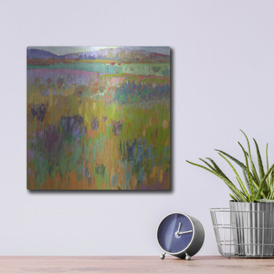 Ebern Designs «After a Spring Rain» par Jane Schmidt, art mural en métal,