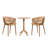 Jexa Outdoor 3-Piece Plastic Bistro Dining Set-124928008