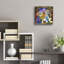  «Manger visiteurs» par Elle Media Group SA, art mural en verre acrylique, 12 po x 12 po