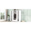 Armoire blanche à 4 portes avec tiroir coulissant - Rangement pratique contemporain pour les chambres spacieuses
