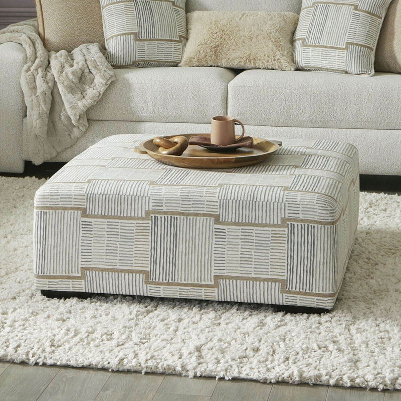 Repose-pieds moelleux de style contemporain