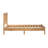 Ophelia & Co. Monaco Farmhouse Solid Wood Bed Frame with Slat Headboard, Rustic Pinewood Mission Style Platform Bed with Chunky Posts, No Box Spring Required-798396538