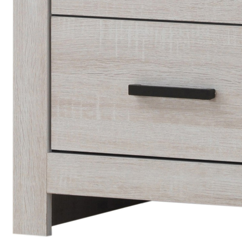 Commode double l 6,25 po Anterio, Blanc marin