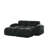 U-shaped Boneless Sofa,Soft Velvet Fabric,Tufted Design,32D High Density Sponge,No Assembly Required,Ergonomic Design Bottom, Anti-Slip Design,Movable Ottomans For Bedrooms-490395891