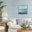 Cadre flottant Misty Blue Coastal Horizon, design par Carol Robinson-1462872725-1462872727