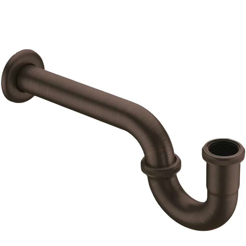 Drain escamotable de lavabo de salle de bain l 10,5 po, Bronze huilé