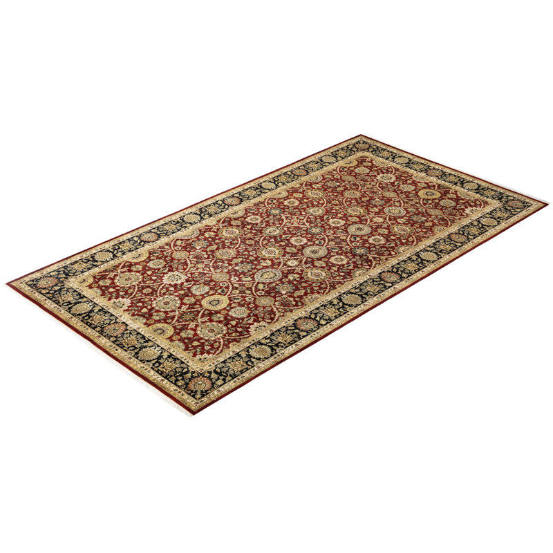 Classic One-of-a-Kind 6' 3" x 11' 6" Hand Knotted Area Rug