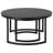 Magnola (Set of Two ) 36"  Steel Round Nested Coffee Tables-1773140557