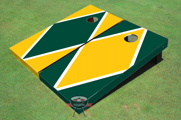 All American Tailgate Cornhole Set, Yellow and Green