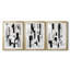 ABSTRACT Series XL - Impression encadrée de qualité supérieure sur mesure mat - 3 pièces-1935431039-1935431038