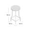 Seward Round Metal Base Dining Table
