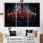Lustre rouge gothique Grace - art mural lustre-780440078-780440077