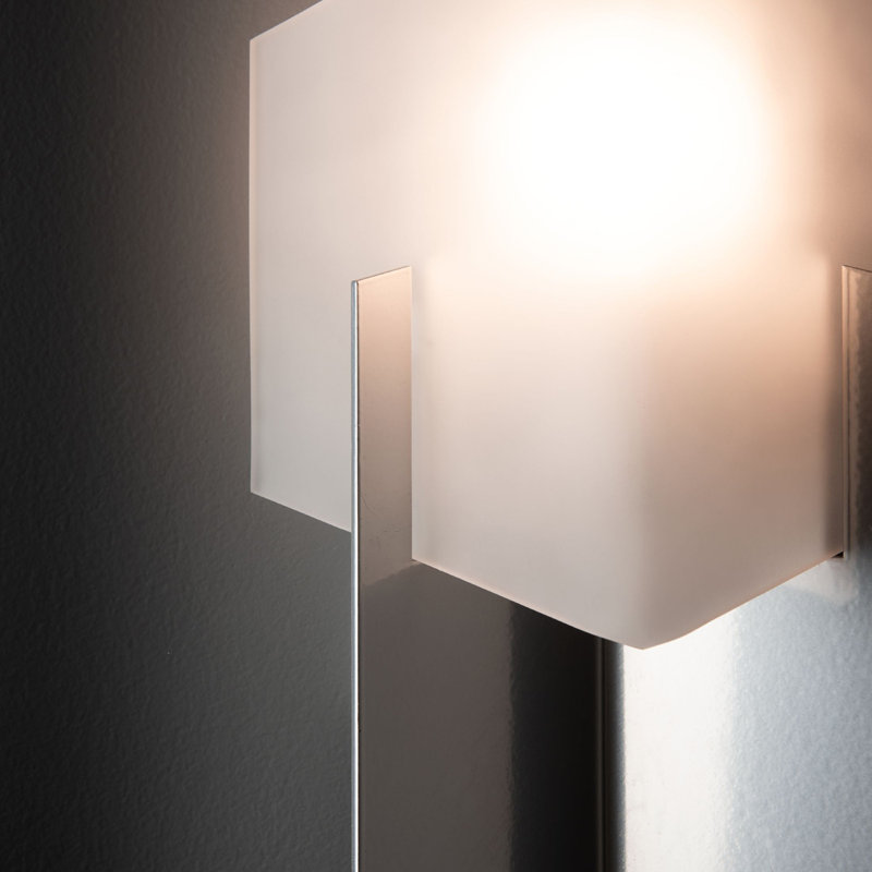 Prisma 1-Light Bath Sconce, Sterling