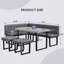Ensemble de table de petit déjeuner 5 personnes Modern Minimalist-948358301