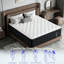 Sommier européen mi-ferme à ressorts ensachés de 14 po avec matelas en mousse à mémoire de forme pour isolement de mouvement et support de bord Certipur-Us-1437373663-1415199301