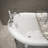 61" x 28" Freestanding Soaking Acrylic Bathtub