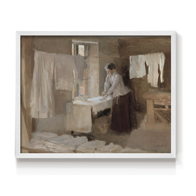 Paysages rétro-Cccx - reproduction encadrée, H 11 po x l 14 po, Blanc