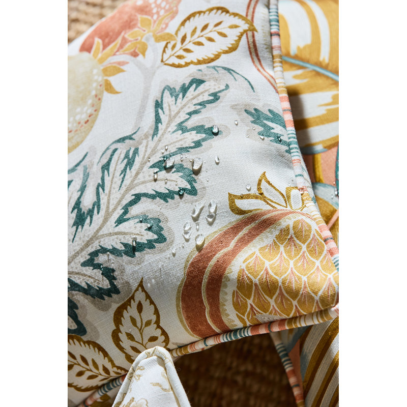Cantaloupe Fabric, Sandstone/Agave