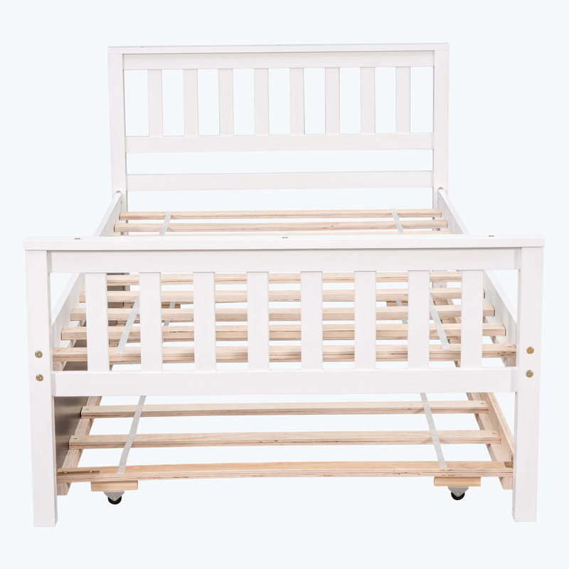 Boca Slat Bed, White