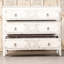 Armoire antique avec 3 tiroirs, en bois massif, pour le salon