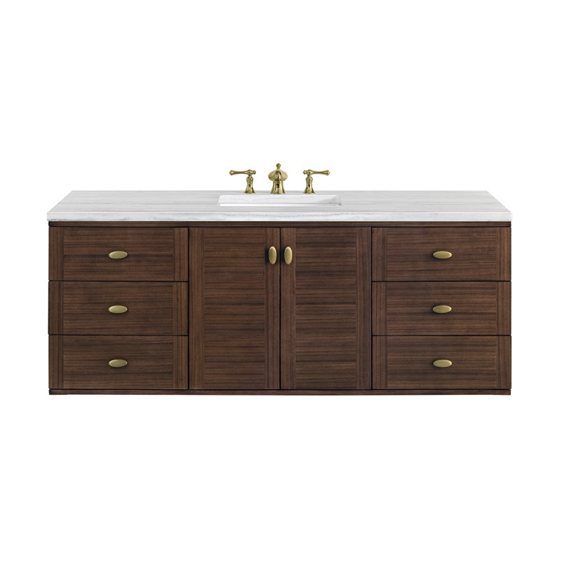 Amberly 60" Single Bathroom Vanity Set, Lime Delight, 8" Widespread