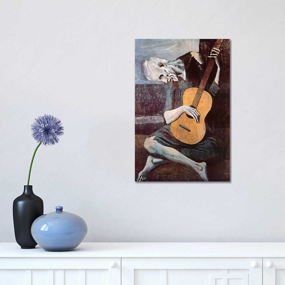 The Old Guitarist by Pablo Picasso - Painting on Canvas