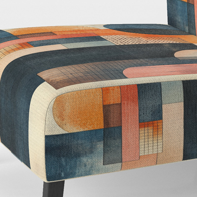 Fauteuil de chambre Abstract Shapes, Slipper Armless