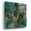 «Midnight Tropical Leaves» par Silvia Vassileva - peinture sans cadre-284446685