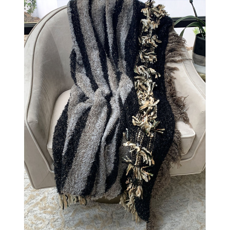 Mojave Embroidered Throw Blanket