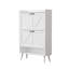 Armoire de rangement pour chaussures 20 paires avec 2 tiroirs et tablettes réglables-360221099