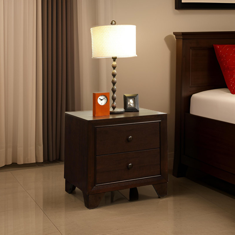 Riobe 22.01'' W Solid Wood Nightstand