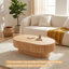 Table basse ovale