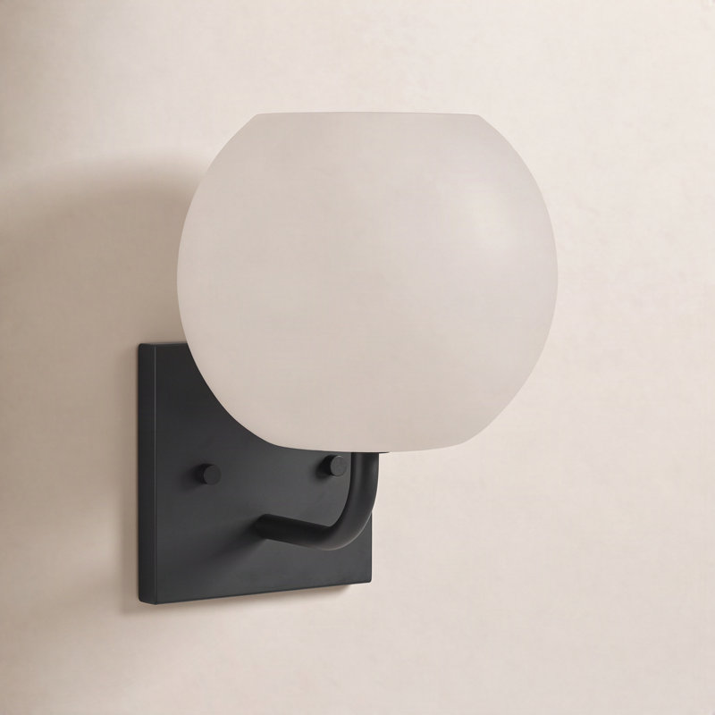 Jorund Dimmable Vanity Light, Midnight Black, No