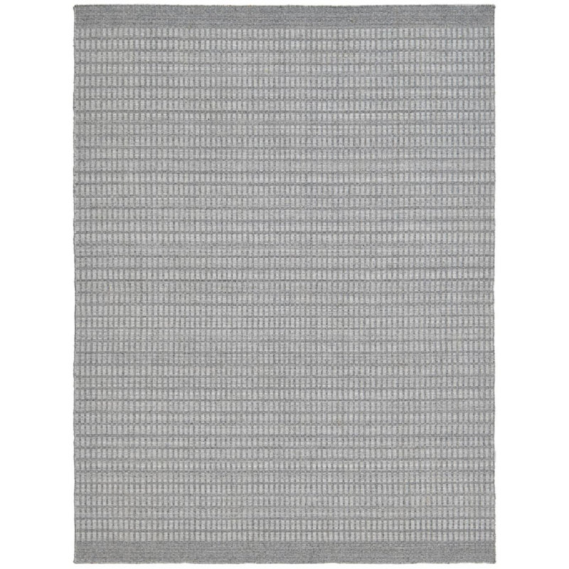 Meraki 02 Hand Loomed Geometric Indoor Rug, Rectangle 9' x 12'