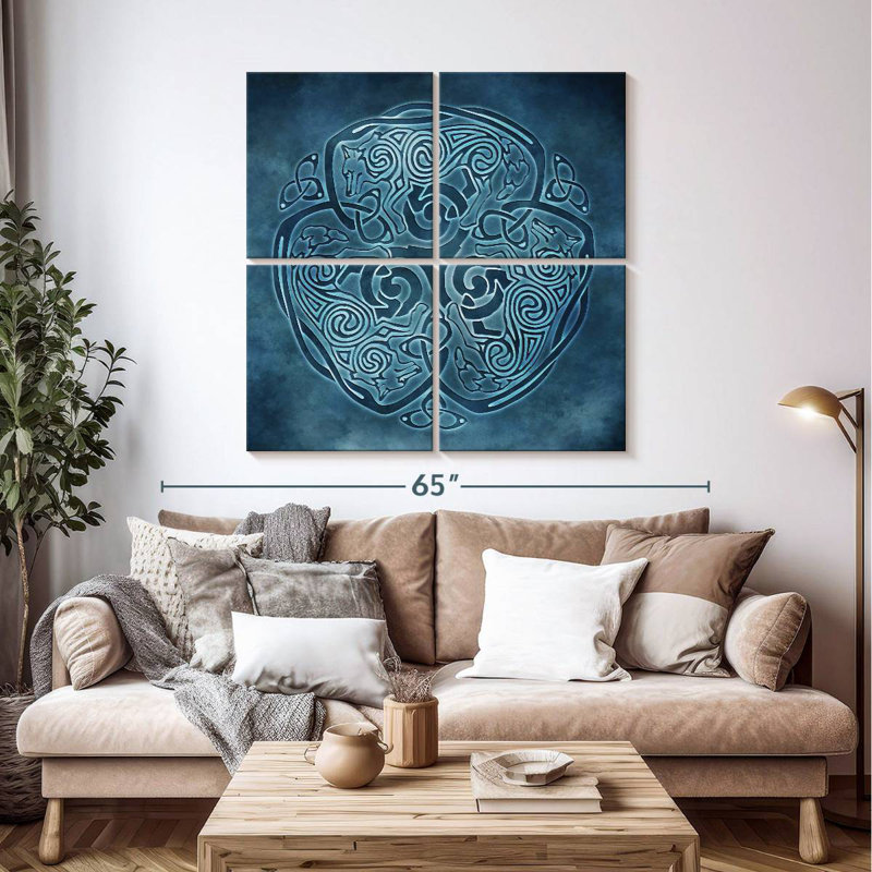 Kerner Celtic Knot Totem Wolf