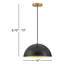 Luminaire suspendu conique à 1 lumière Carsley-69559450