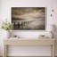 «Moody Coastal Pier», œuvre d'art sur toile encadrée, impression sur toile-921044500-921044507