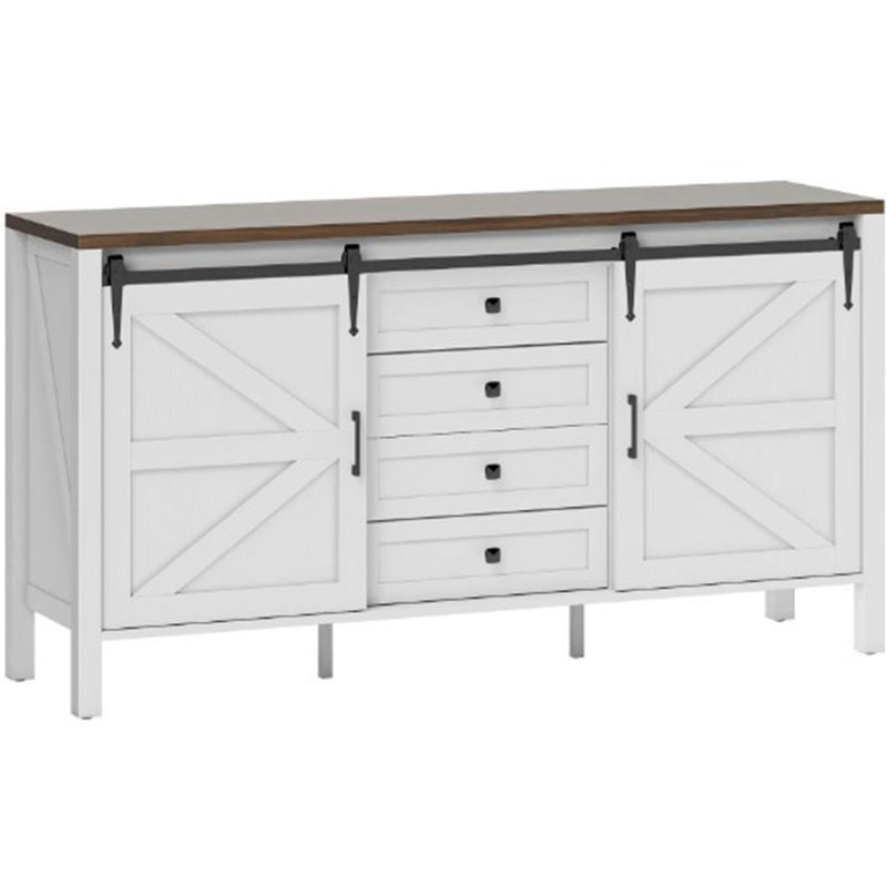 Armoire à café spacieuse, armoire à buffet avec tiroirs
